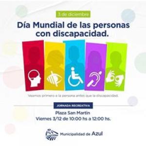 Jornada en el Día Mundial de las Personas con Discapacidad